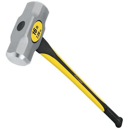 Vulcan Hammer, 16 lb Head, Sledge, Forged Milled Head, Steel Head 34501